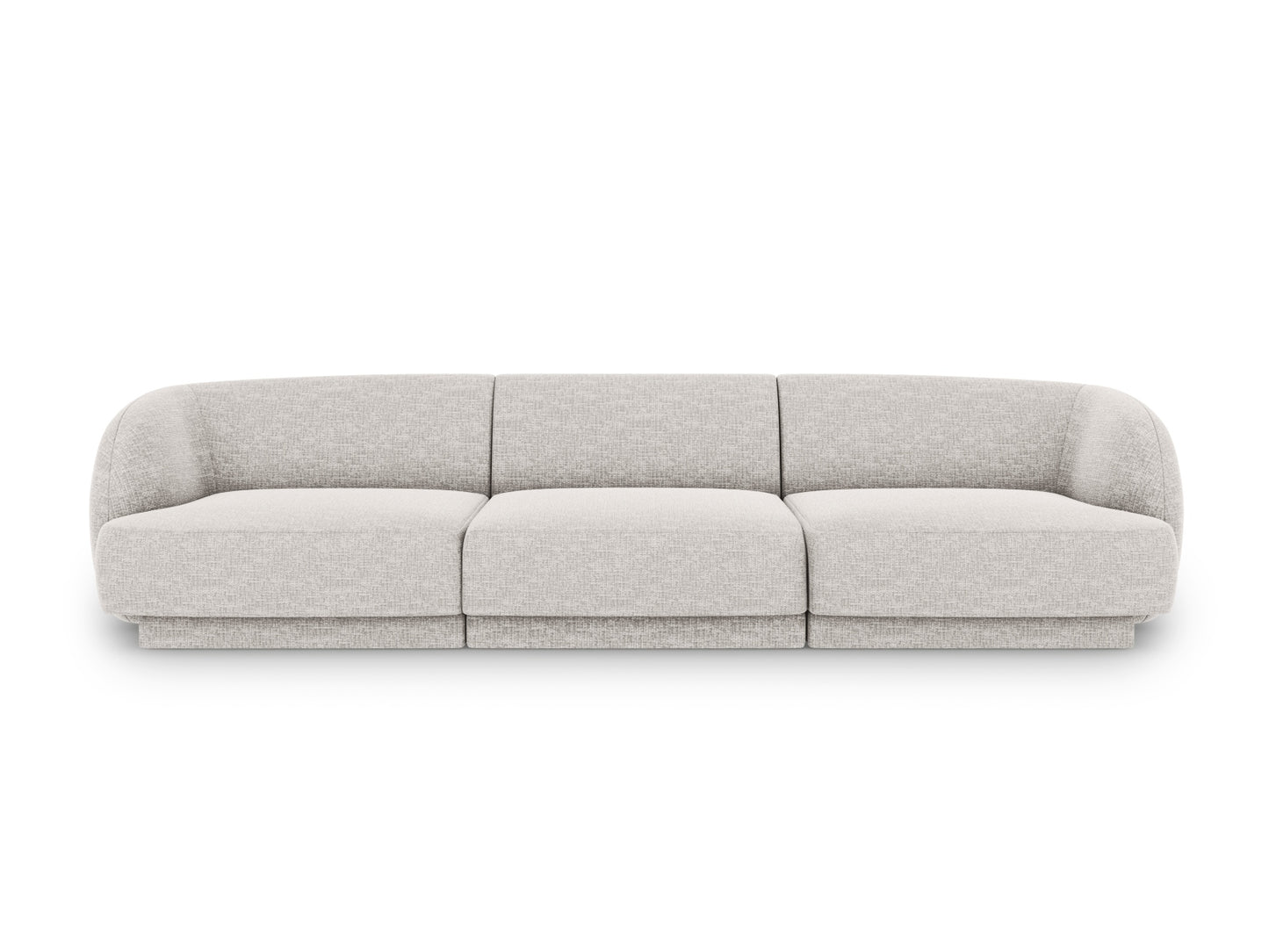 Sofa Chenille Beige Miley — Light Grey