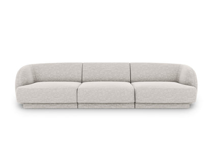 Sofa Chenille Beige Miley — Light Grey