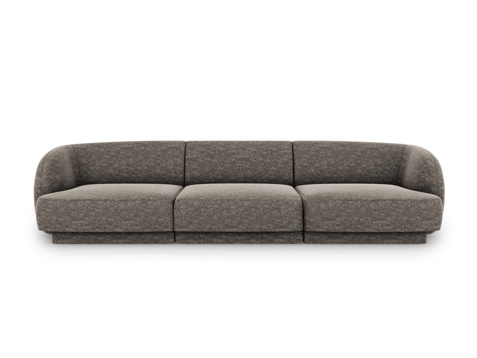Miley Sofa, 3 Seats, 255x90 cm — Grey