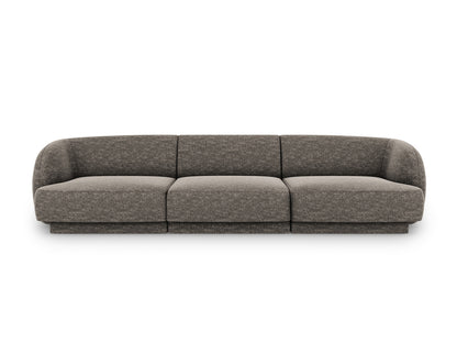 Sofa Chenille Beige Miley — Grey