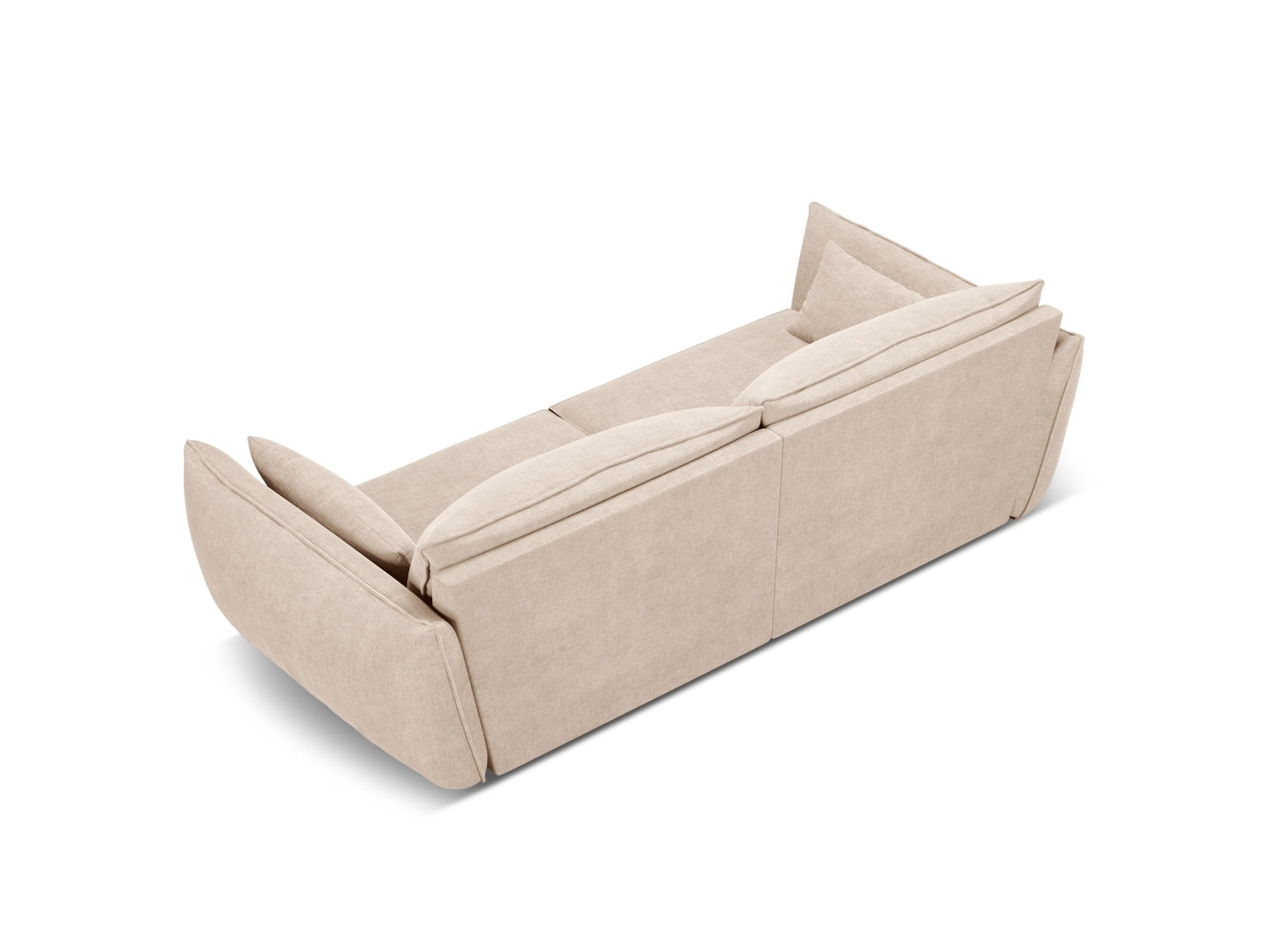 Sofa Chenille Beige Kaelle — Detailansicht