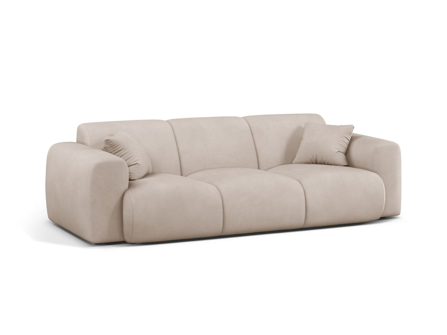 Sofa Chenille Beige Molino — Detailansicht