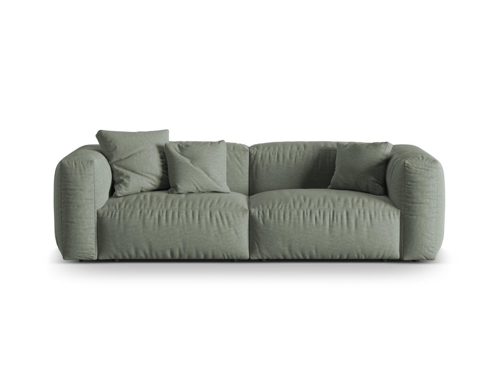 Martina Modular Sofa XL, 3 Seats, 244x106 cm — Moss Green