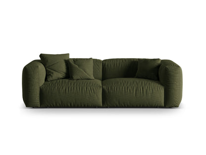 Sofa Strukturstoff Schwarz Martina — Green