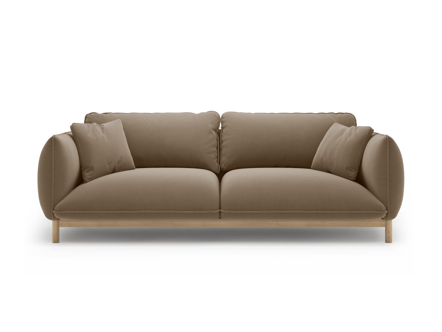 Ada Sofa — Light Brown / 3 Seats