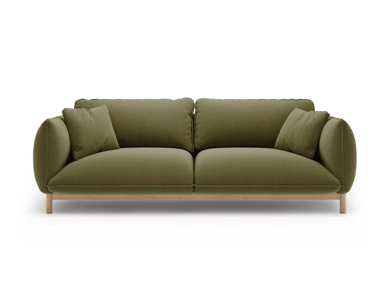 Ada Sofa, 3 Seats, 208x101 cm — Light Green