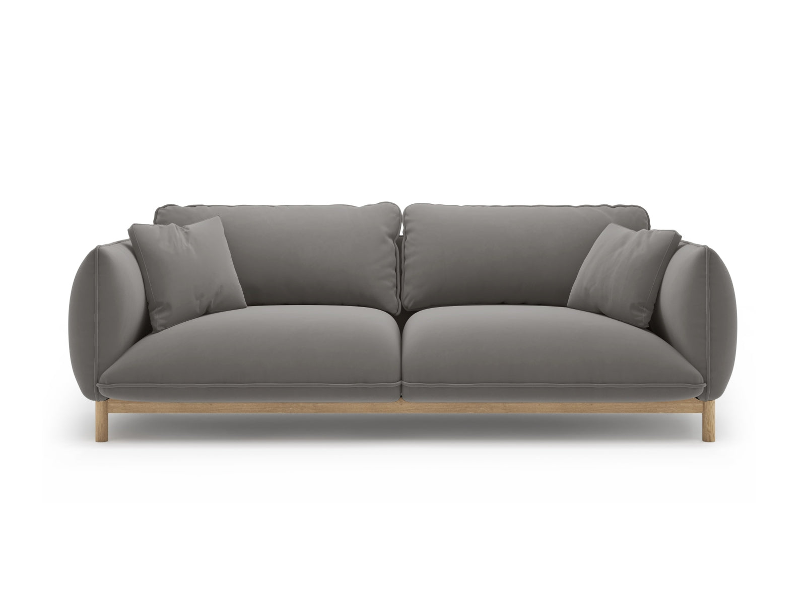 Ada Sofa, 3 Seats, 208x101 cm — Grey