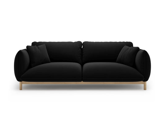 Ada Sofa, 3 Seats, 208x101 cm — Black