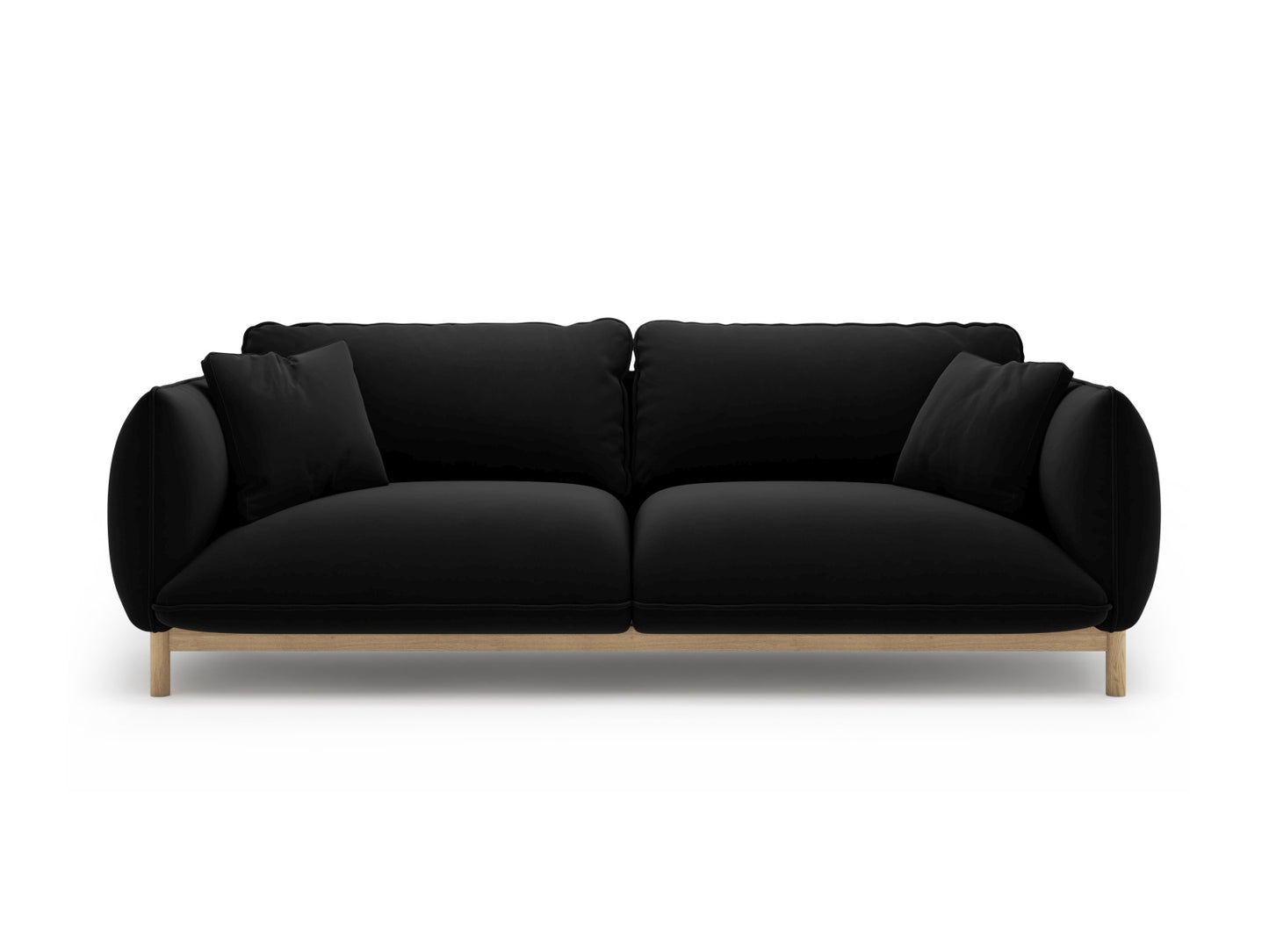 Ada Sofa — Black / 3 Seats