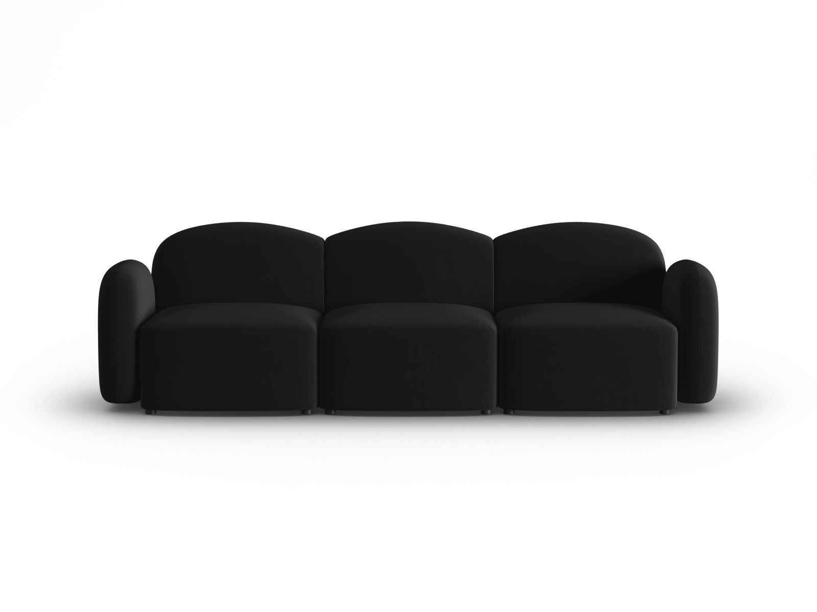 Sofa Samt Schwarz Blair — Black