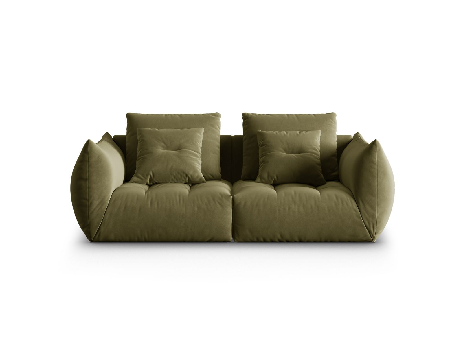 Bloom Modular Sofa, 3 Seats, 232x107 cm — Light Green
