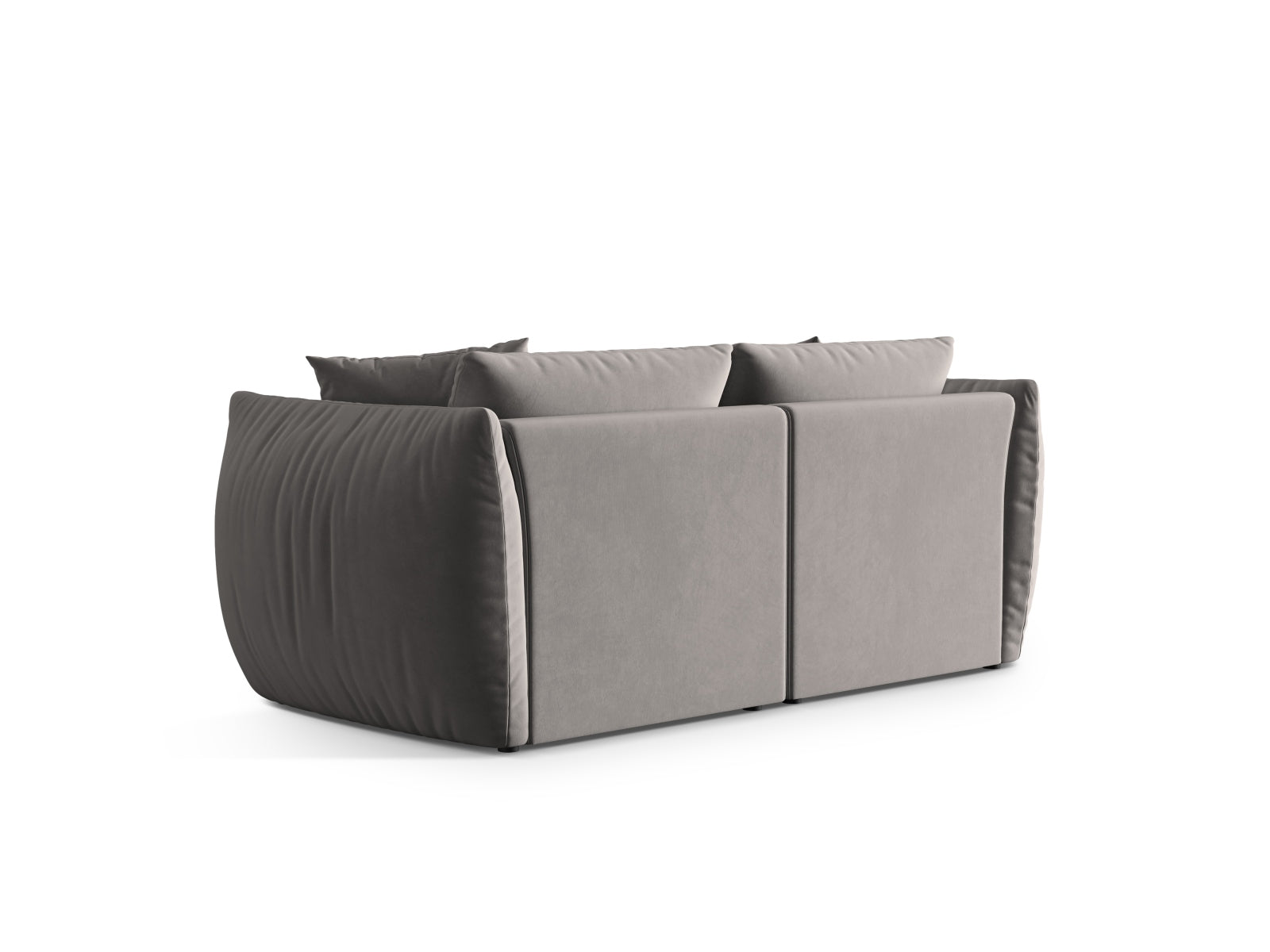Sofa Samt Grau Chris — Maße und Details