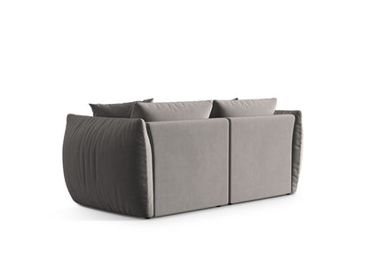 Sofa Samt Grau Chris — Maße und Details