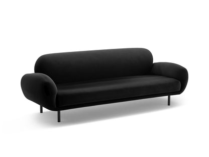 Sofa Samt Schwarz Poppy — Detailansicht