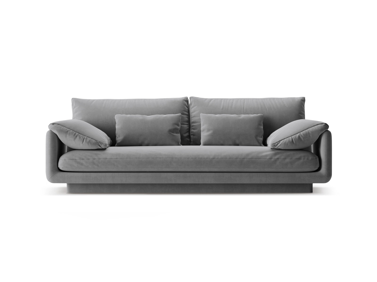 Torino Sofa, 3 Seats, 220x103 cm — Grey
