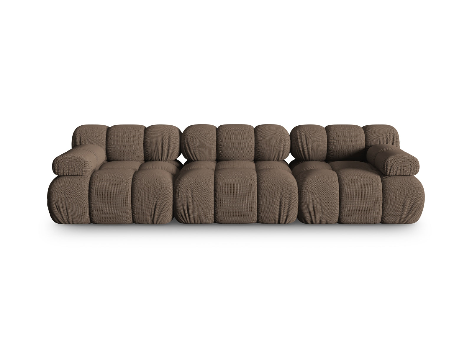 Bellis Modular Sofa, 3 Seats, 282x94 cm — Brown