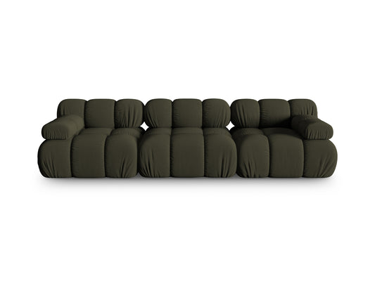 Bellis Modular Sofa, 3 Seats, 282x94 cm — Amazon Green