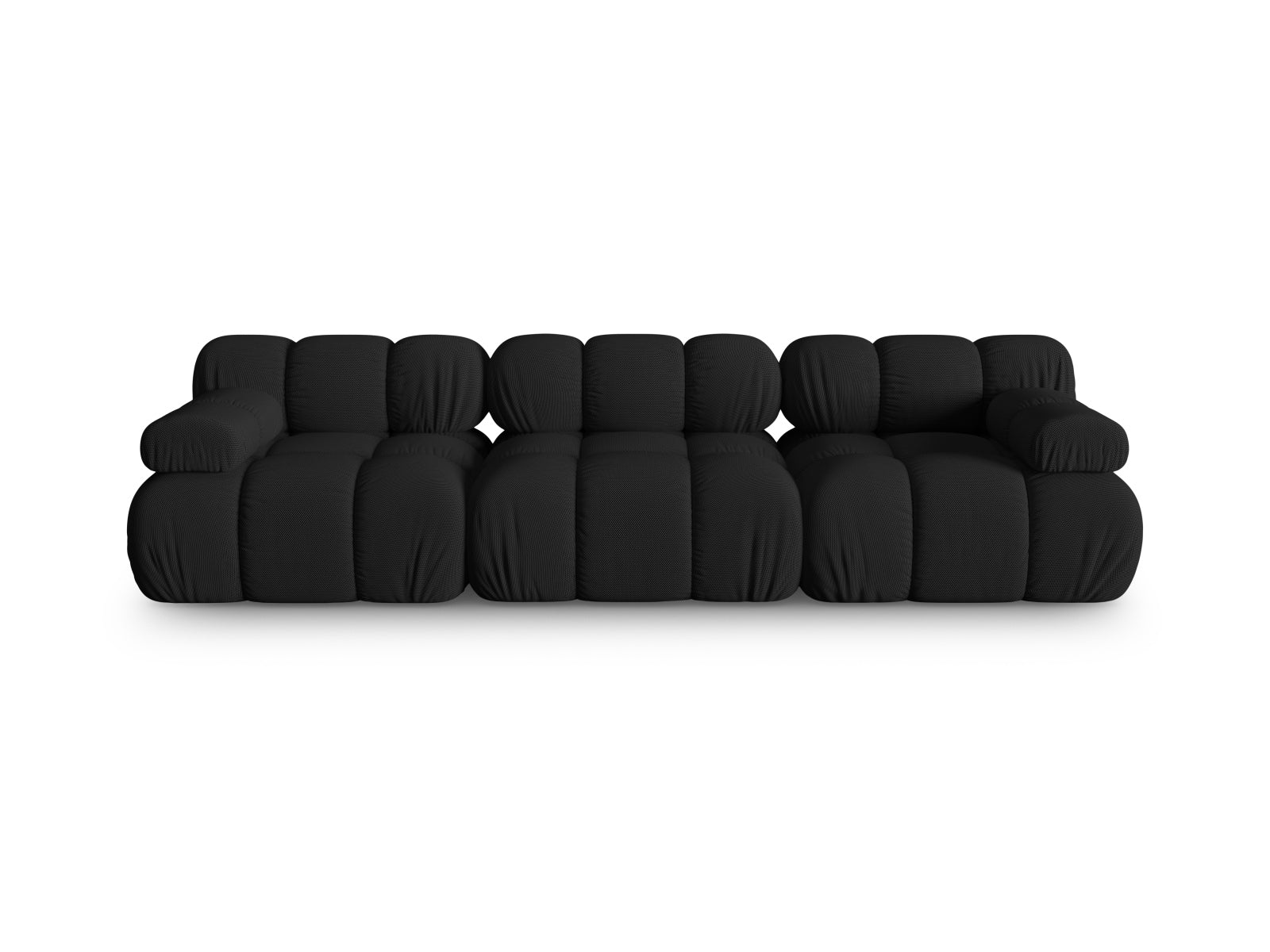 Bellis Modular Sofa, 3 Seats, 282x94 cm — Black