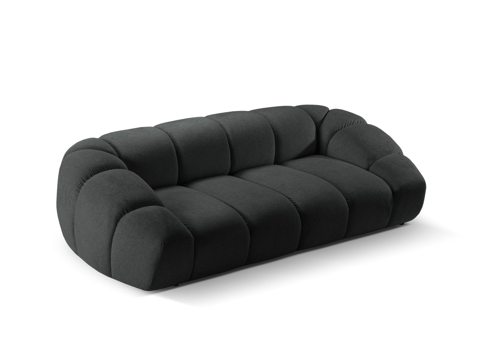Sofa Strukturstoff Anthrazit Diana — Maße und Details