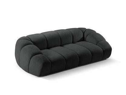 Sofa Strukturstoff Anthrazit Diana — Maße und Details