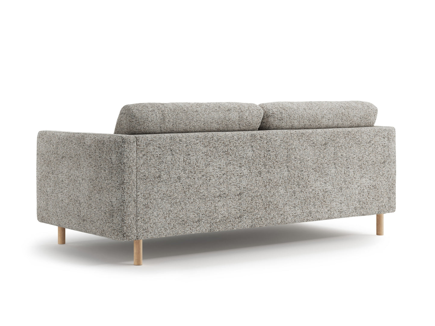 Sofa Strukturstoff Beige Melange Eden — Detailansicht