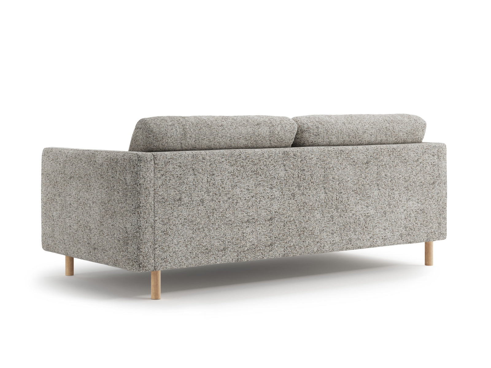 Sofa Strukturstoff Beige Melange Eden — Detailansicht