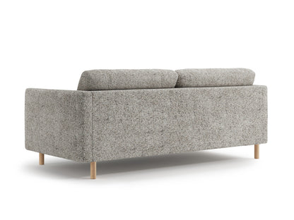 Sofa Strukturstoff Beige Melange Eden — Detailansicht
