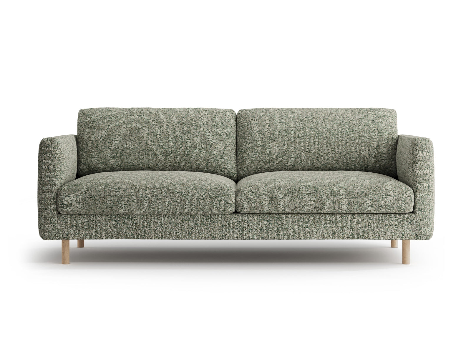 Eden Sofa, 3 Seats, 173x92 cm — Moss Green Melange