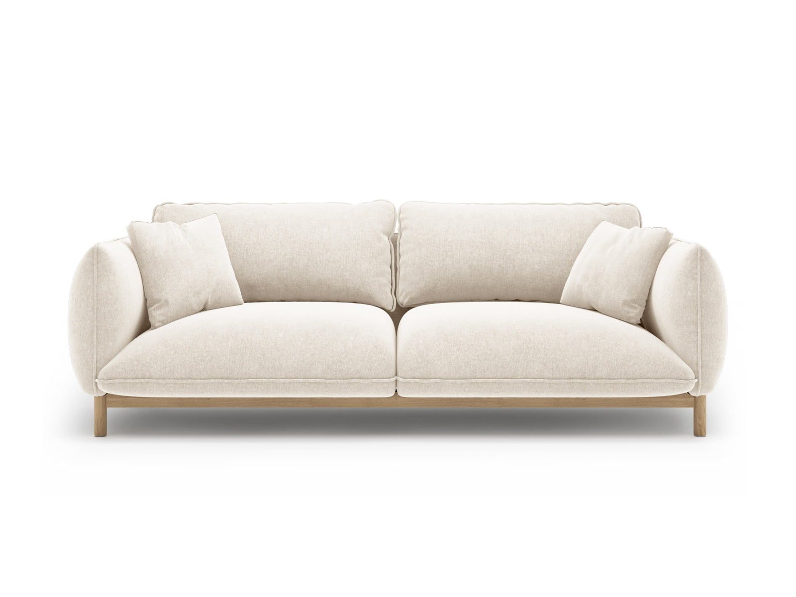 Ada Sofa, 3 Seats, 208x101 cm — Ivory