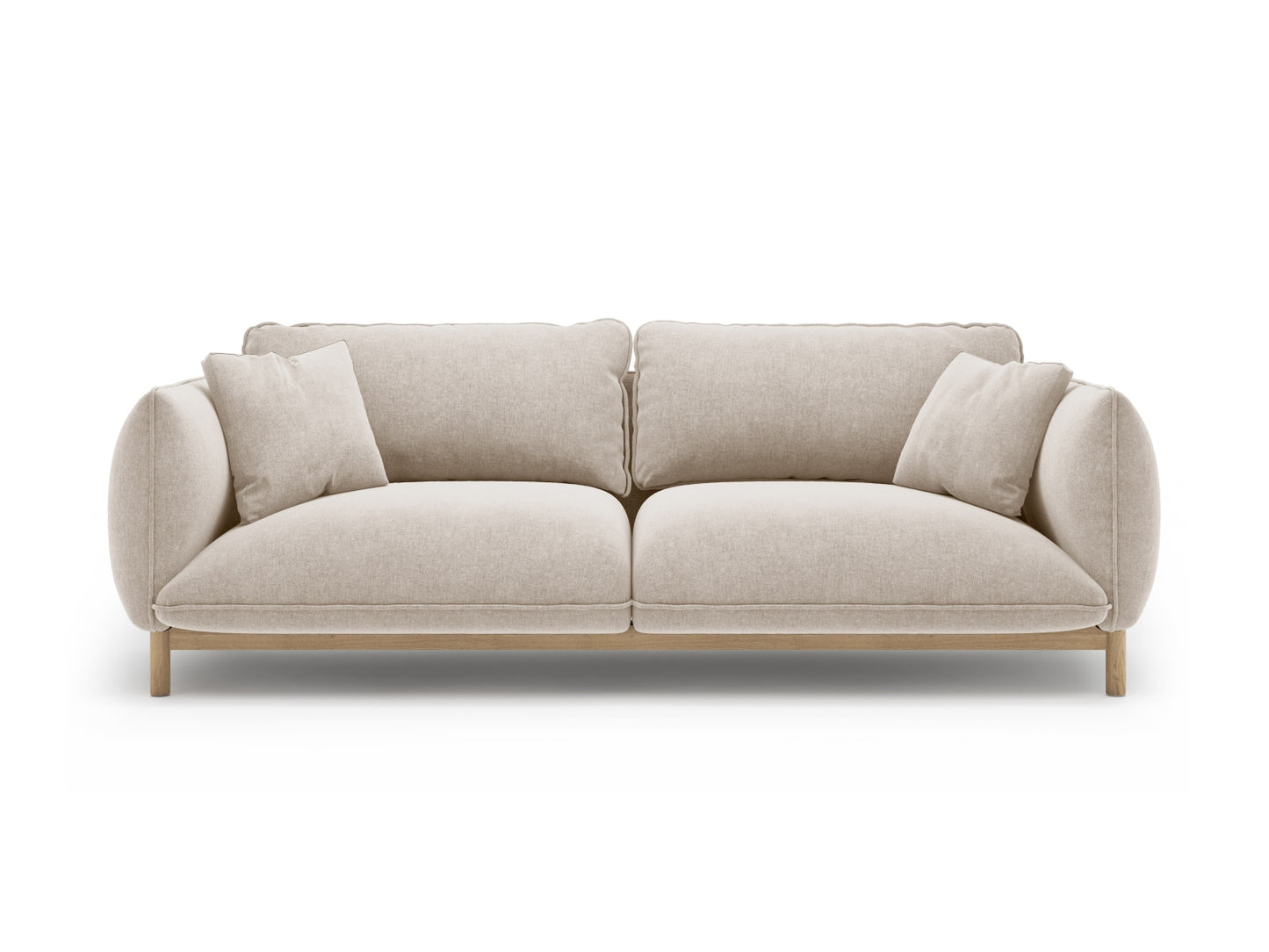 Ada Sofa — Light Beige / 3 Seats