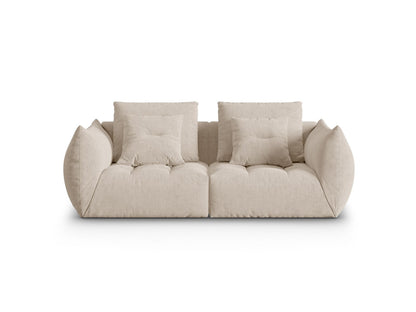 Sofa Strukturstoff Auburn Bloom — Light Beige