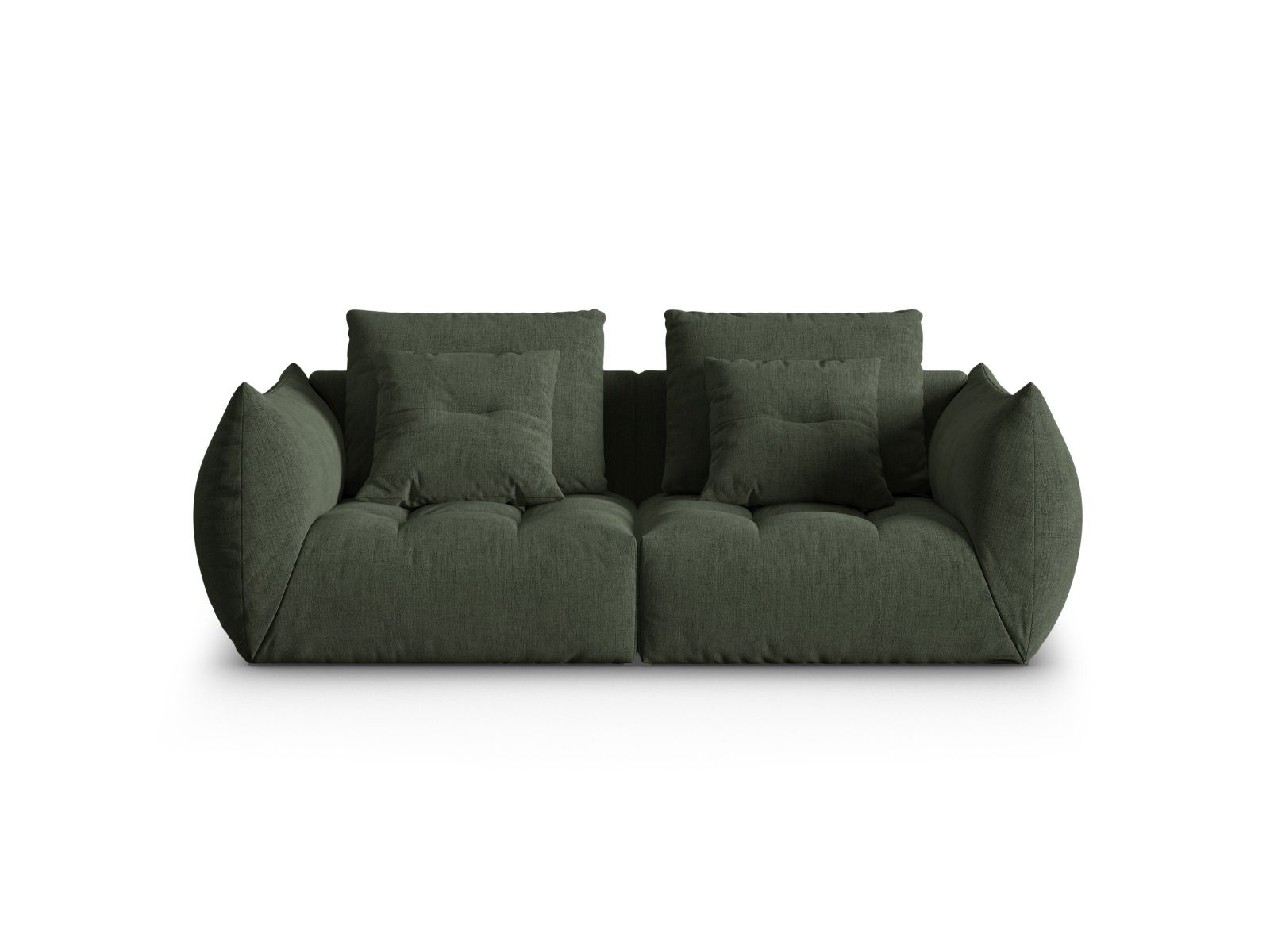 Bloom Modular Sofa, 3 Seats, 232x107 cm — Moss Green