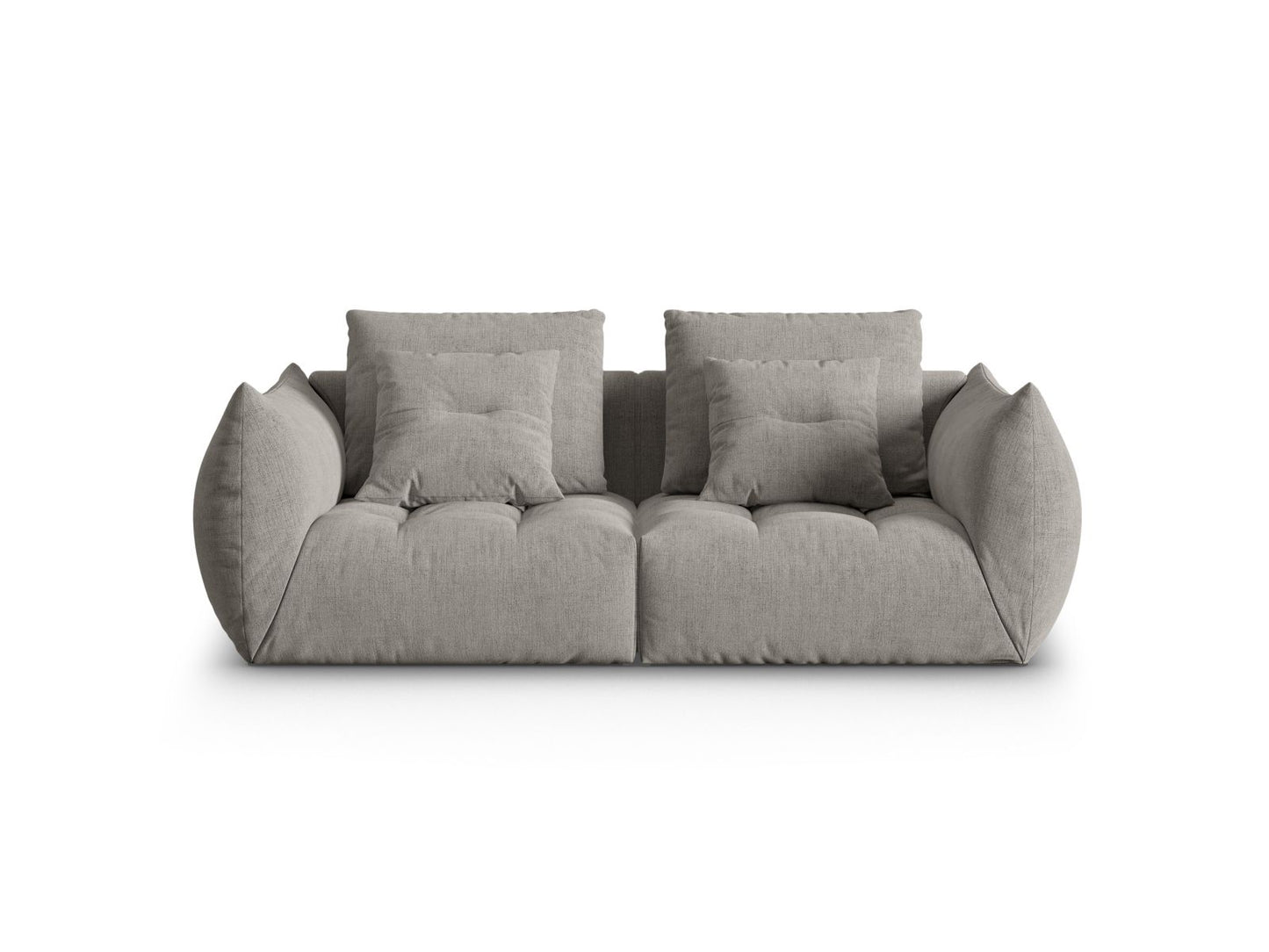 Sofa Strukturstoff Auburn Bloom — Light Grey
