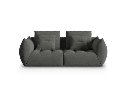 Sofa Strukturstoff Auburn Bloom — Dark Grey