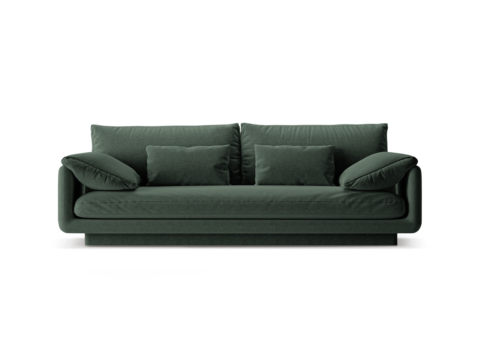 Torino Sofa, 3 Seats, 220x103 cm — Moss Green