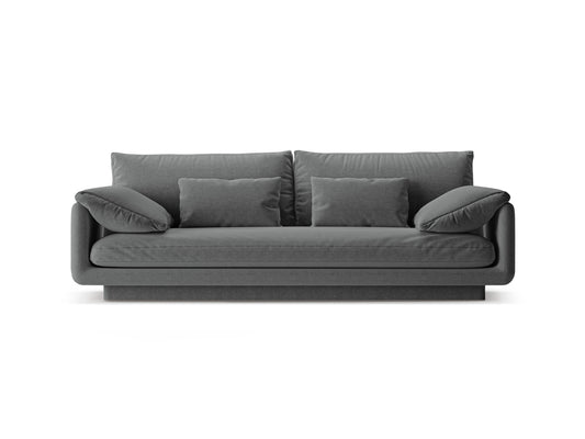 Torino Sofa, 3 Seats, 220x103 cm — Dark Grey