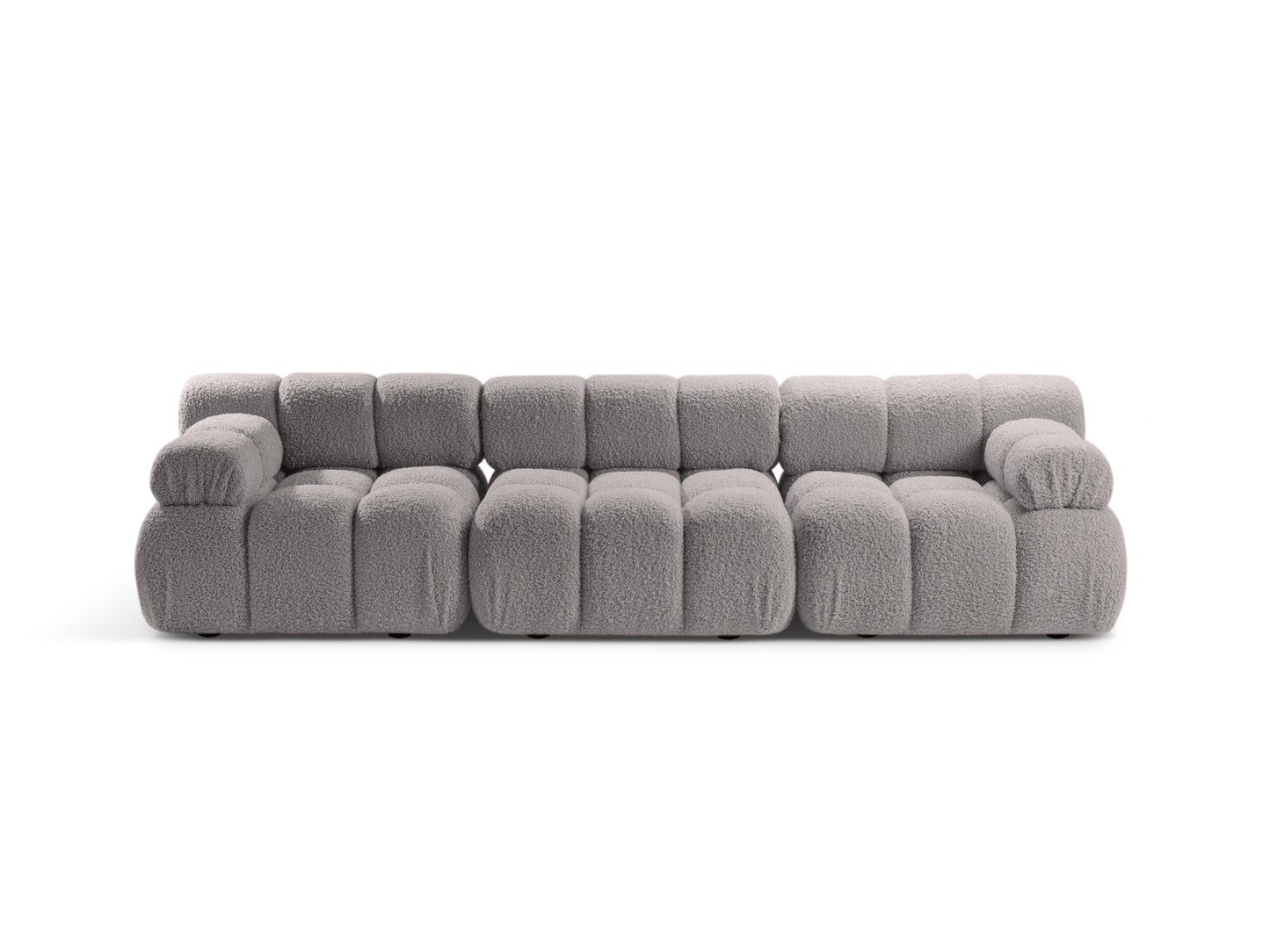 Sofa Bouclé Brick Bellis — Light Grey
