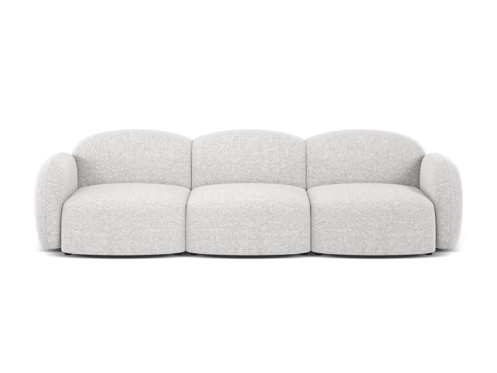 Blair Sofa, 3 Seats, 274x95 cm — Silver