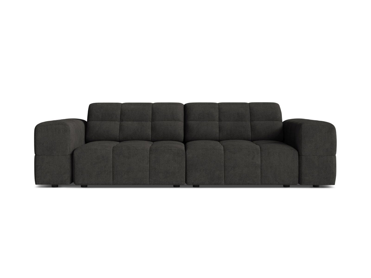 Jennifer Sofa, 3 Seats, 212x102 cm — Dark Grey