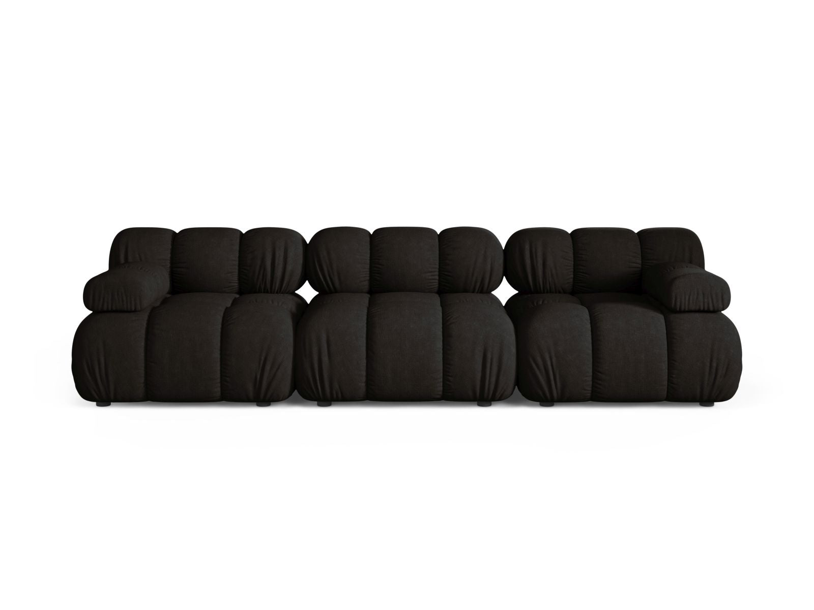 Bellis Modular Sofa, 3 Seats, 282x94 cm — Black