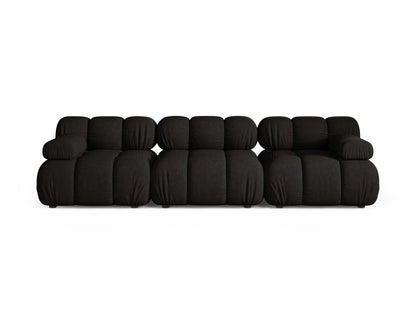 Sofa Strukturstoff Beige Bellis — Black