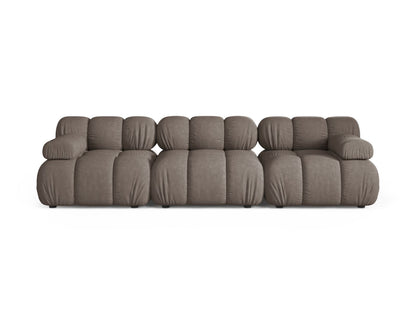 Sofa Strukturstoff Beige Bellis — Cappuccino