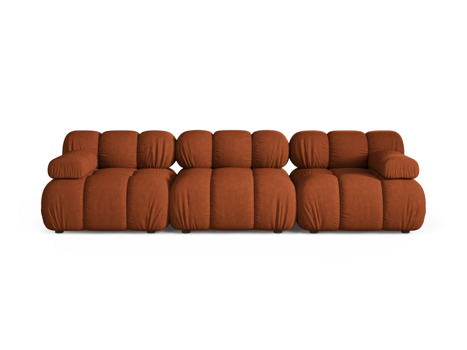 Bellis Modular Sofa, 3 Seats, 282x94 cm — Brick