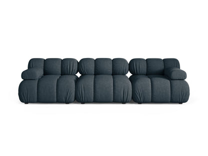 Sofa Strukturstoff Beige Bellis — Deep Petrol