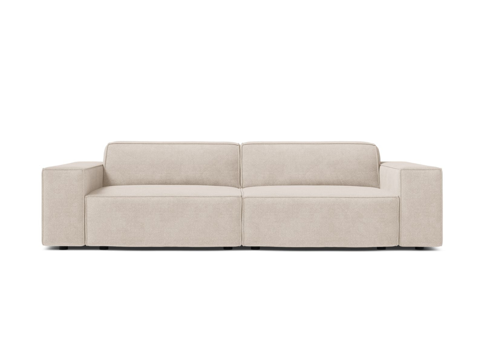 Sofa Strukturstoff Beige Jodie — Beige