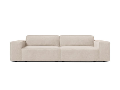 Sofa Strukturstoff Beige Jodie — Beige