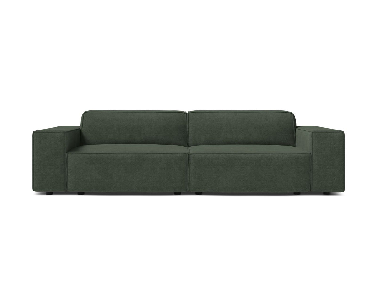 Jodie Modular Sofa, 3 Seats, 204x99 cm — Moss Green