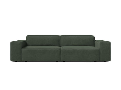 Sofa Strukturstoff Beige Jodie — Moss Green