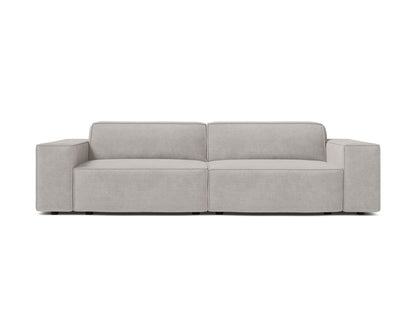 Sofa Strukturstoff Beige Jodie — Light Grey