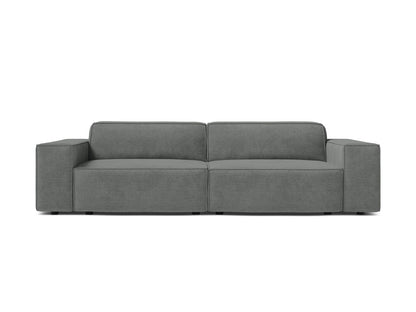 Sofa Strukturstoff Beige Jodie — Grey